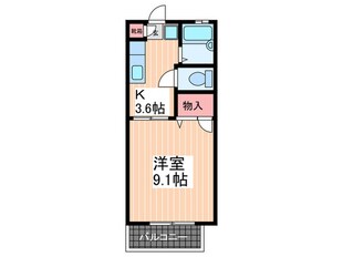 アブニ－ル宮島口Ａ棟の物件間取画像